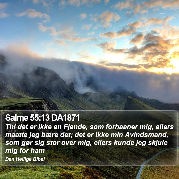 Salme 55:13 DA1871 Bible Study