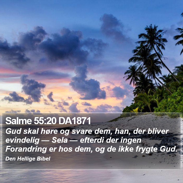 Salme 55:20 DA1871 Bible Study