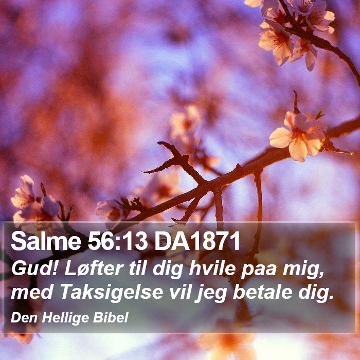 Salme 56:13 DA1871 Bible Study