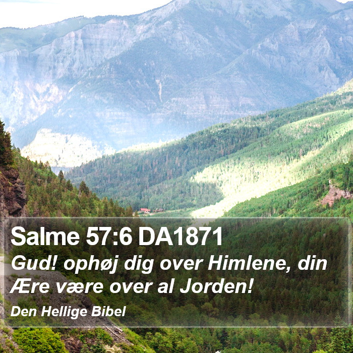 Salme 57:6 DA1871 Bible Study