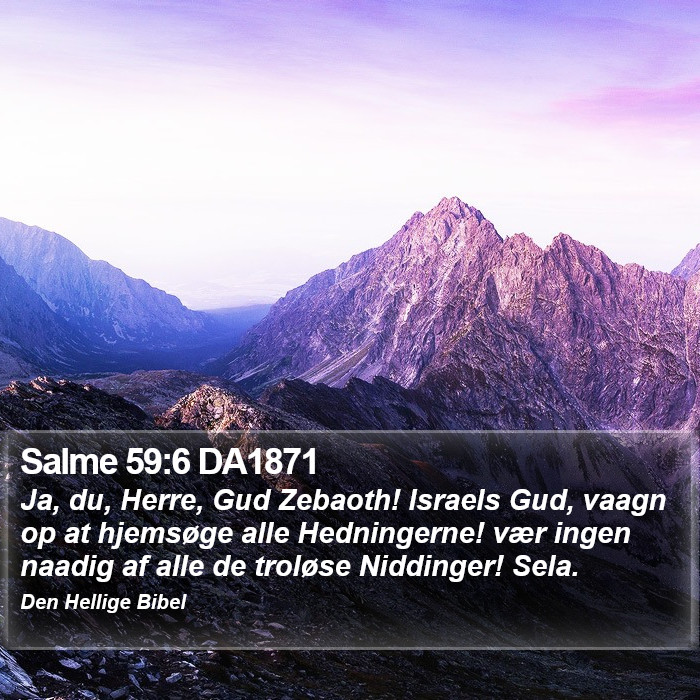 Salme 59:6 DA1871 Bible Study