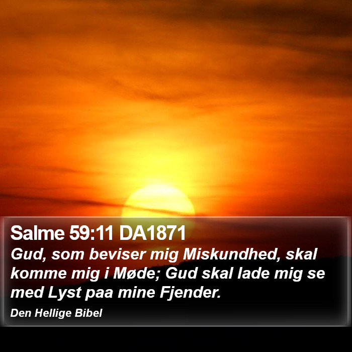 Salme 59:11 DA1871 Bible Study