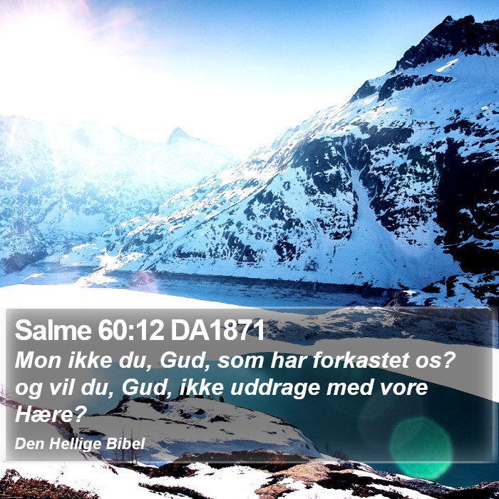 Salme 60:12 DA1871 Bible Study