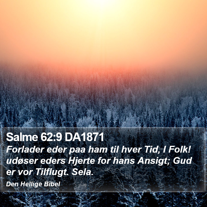 Salme 62:9 DA1871 Bible Study