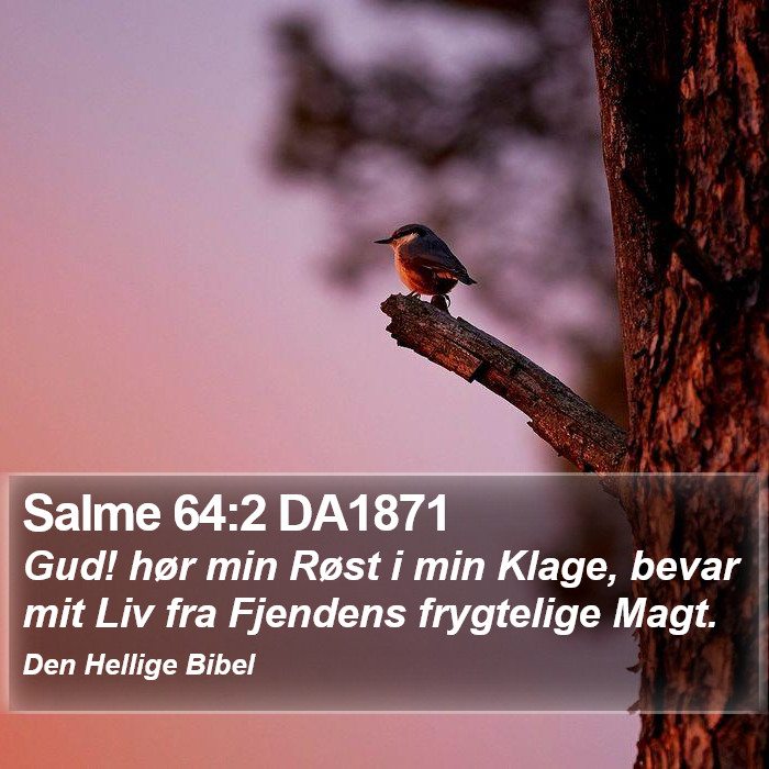 Salme 64:2 DA1871 Bible Study