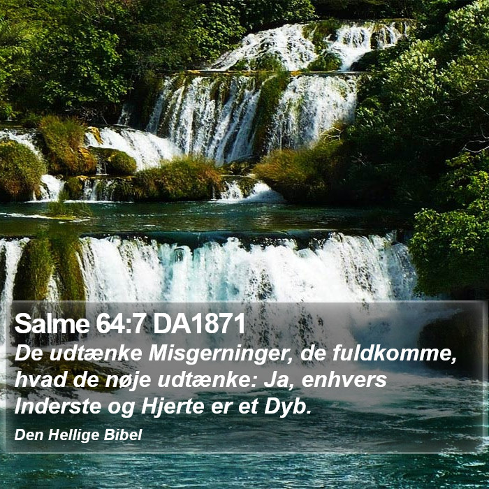 Salme 64:7 DA1871 Bible Study