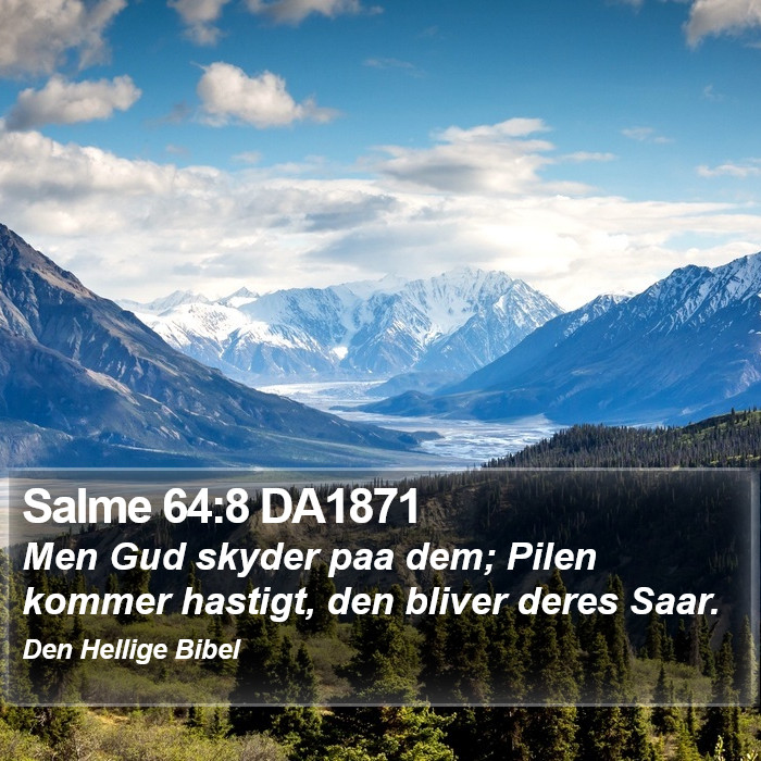 Salme 64:8 DA1871 Bible Study