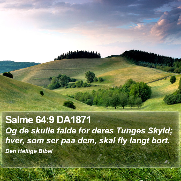 Salme 64:9 DA1871 Bible Study