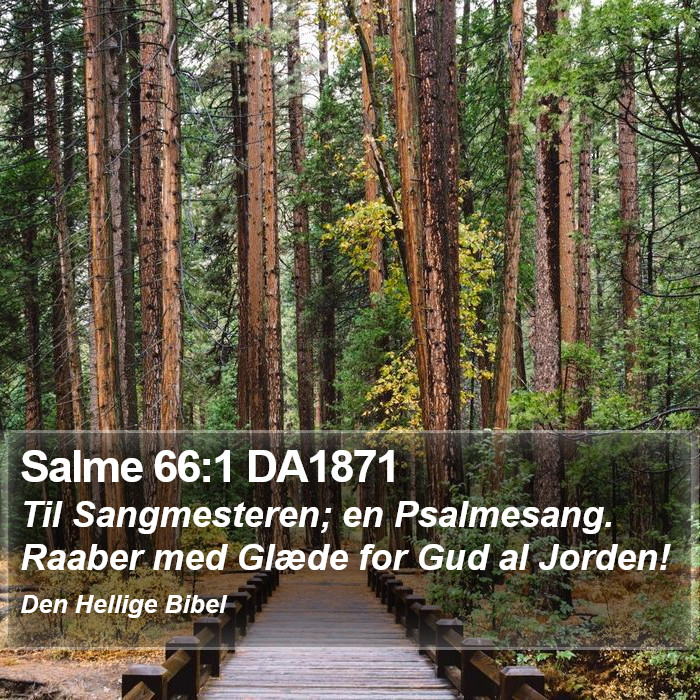 Salme 66:1 DA1871 Bible Study