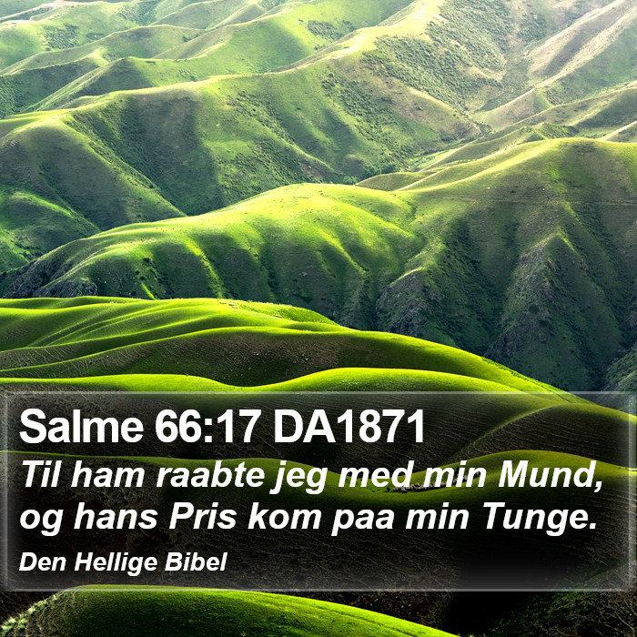 Salme 66:17 DA1871 Bible Study