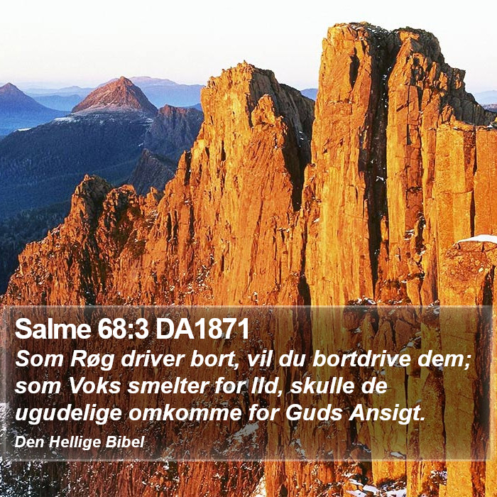 Salme 68:3 DA1871 Bible Study