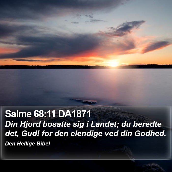 Salme 68:11 DA1871 Bible Study