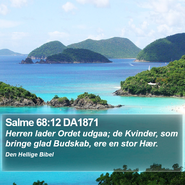 Salme 68:12 DA1871 Bible Study