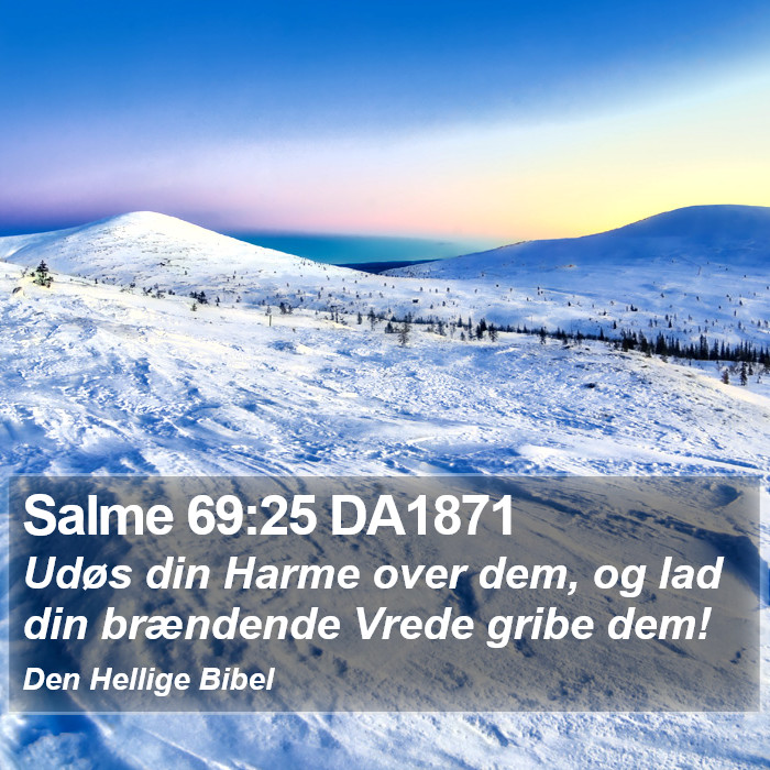 Salme 69:25 DA1871 Bible Study