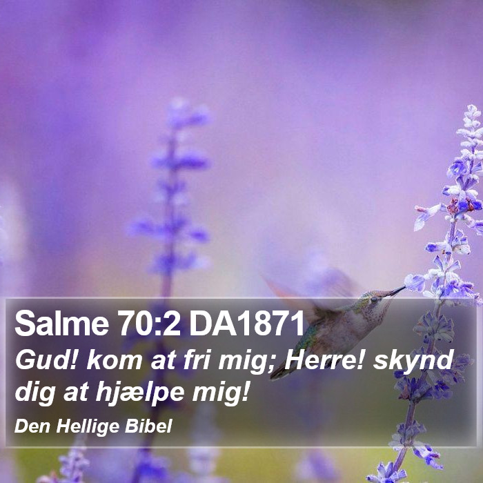 Salme 70:2 DA1871 Bible Study