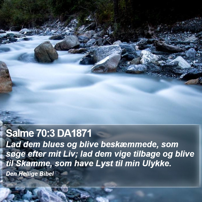 Salme 70:3 DA1871 Bible Study