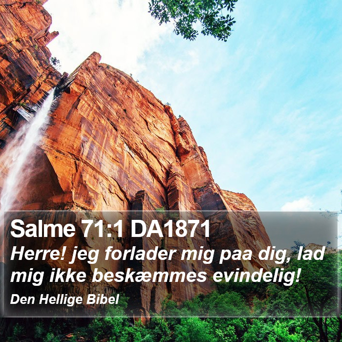 Salme 71:1 DA1871 Bible Study