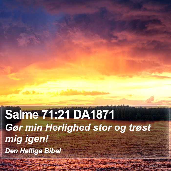 Salme 71:21 DA1871 Bible Study