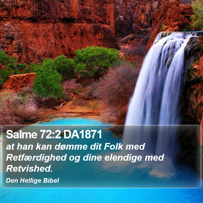 Salme 72:2 DA1871 Bible Study