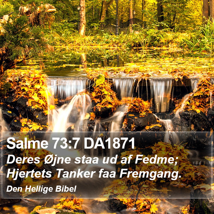 Salme 73:7 DA1871 Bible Study