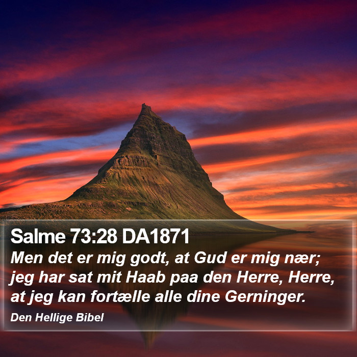 Salme 73:28 DA1871 Bible Study