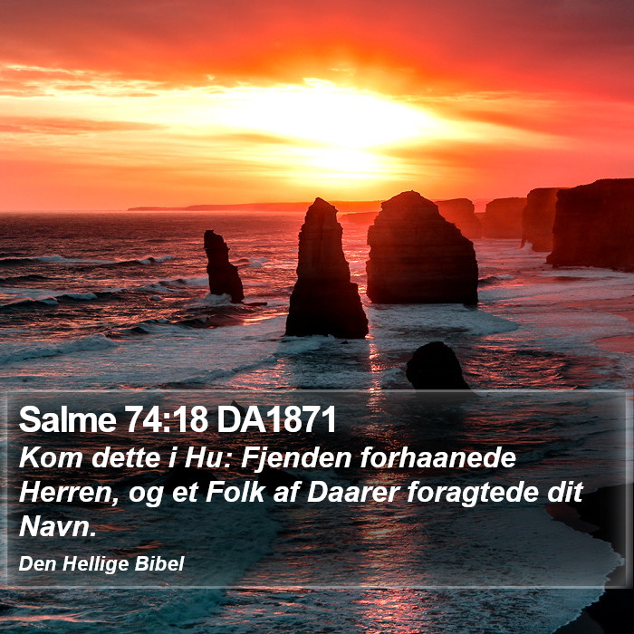 Salme 74:18 DA1871 Bible Study