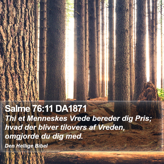 Salme 76:11 DA1871 Bible Study