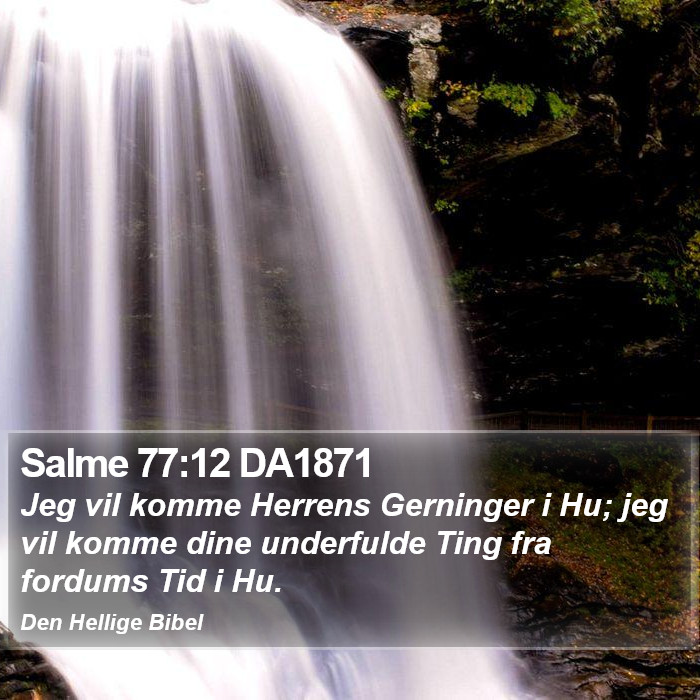 Salme 77:12 DA1871 Bible Study