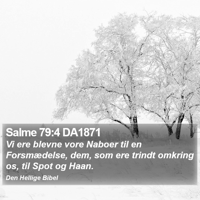 Salme 79:4 DA1871 Bible Study