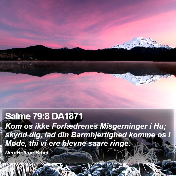 Salme 79:8 DA1871 Bible Study