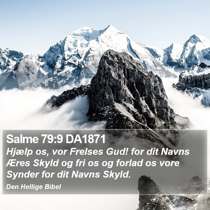 Salme 79:9 DA1871 Bible Study