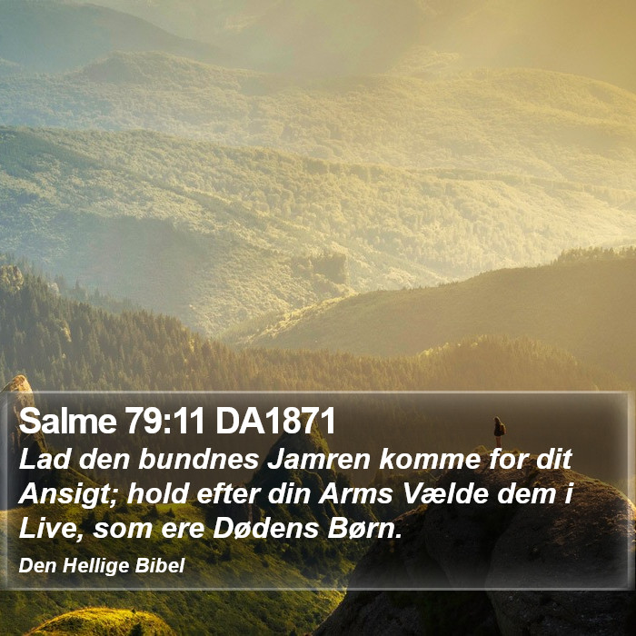 Salme 79:11 DA1871 Bible Study