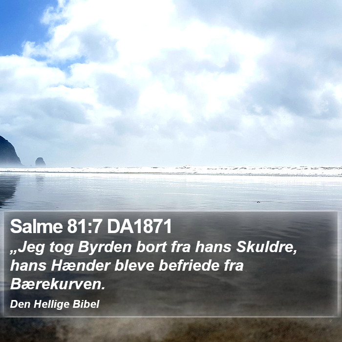 Salme 81:7 DA1871 Bible Study