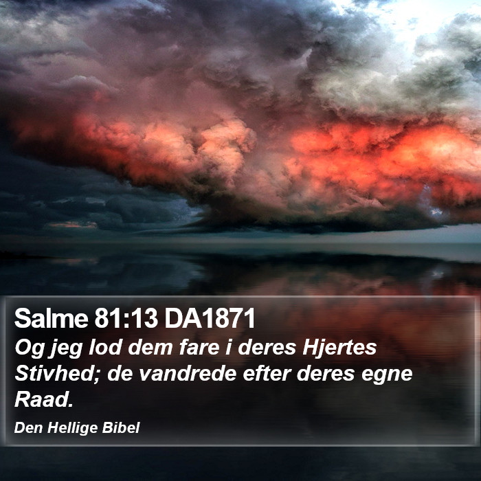 Salme 81:13 DA1871 Bible Study