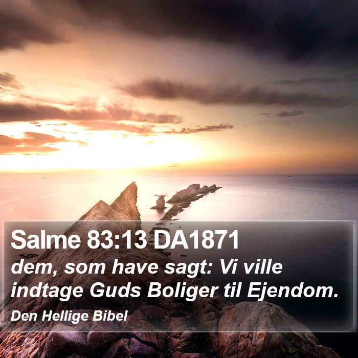 Salme 83:13 DA1871 Bible Study