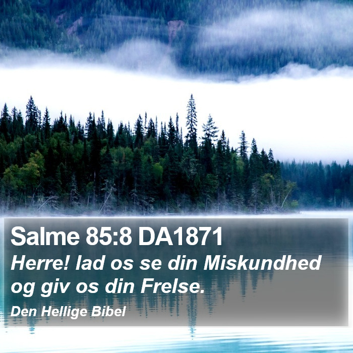 Salme 85:8 DA1871 Bible Study