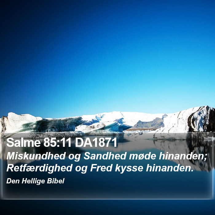 Salme 85:11 DA1871 Bible Study