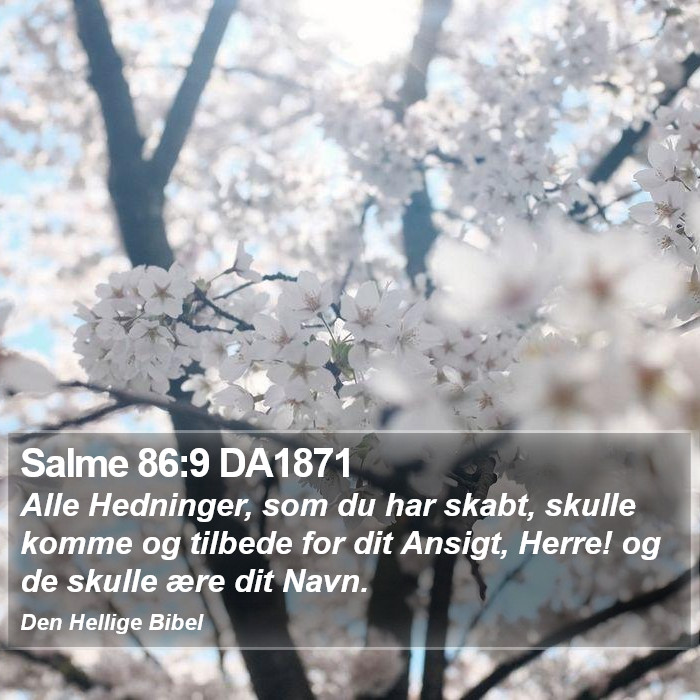 Salme 86:9 DA1871 Bible Study