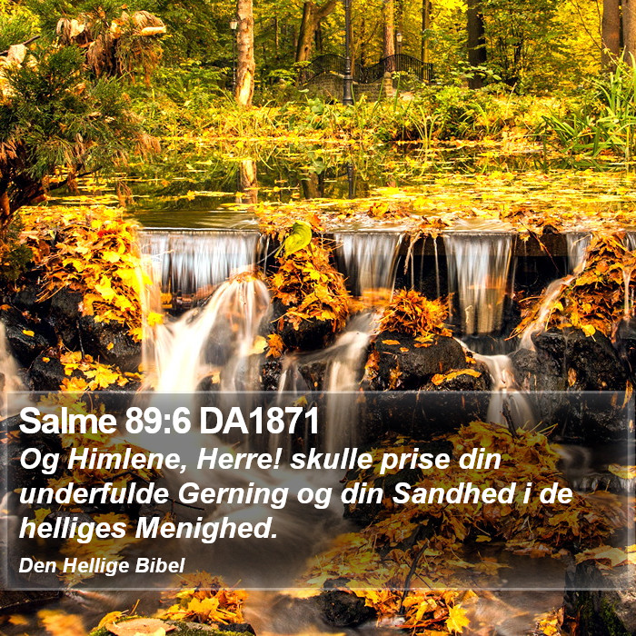 Salme 89:6 DA1871 Bible Study