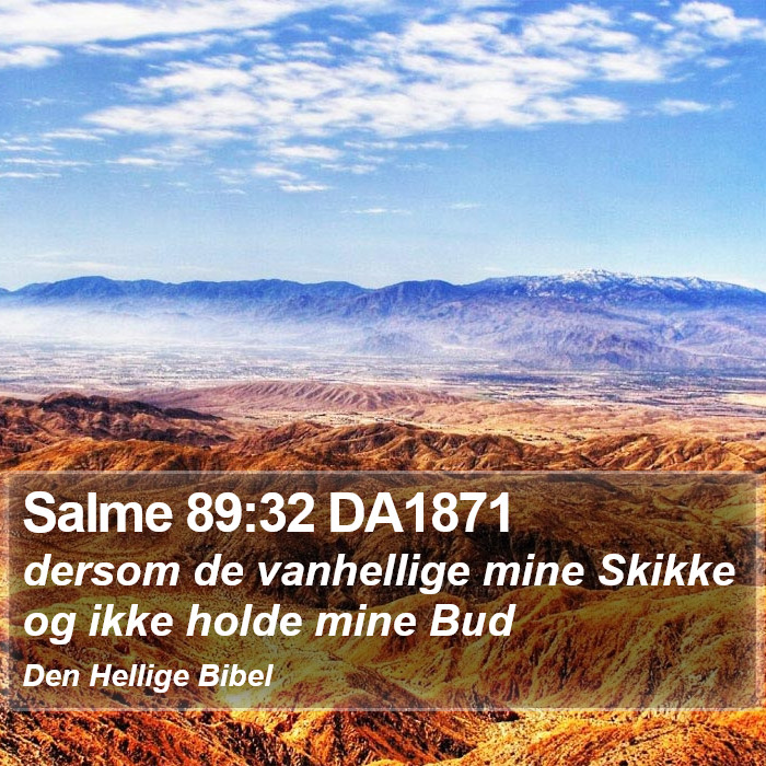 Salme 89:32 DA1871 Bible Study