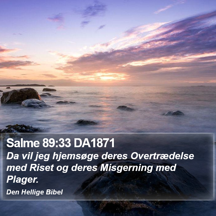 Salme 89:33 DA1871 Bible Study