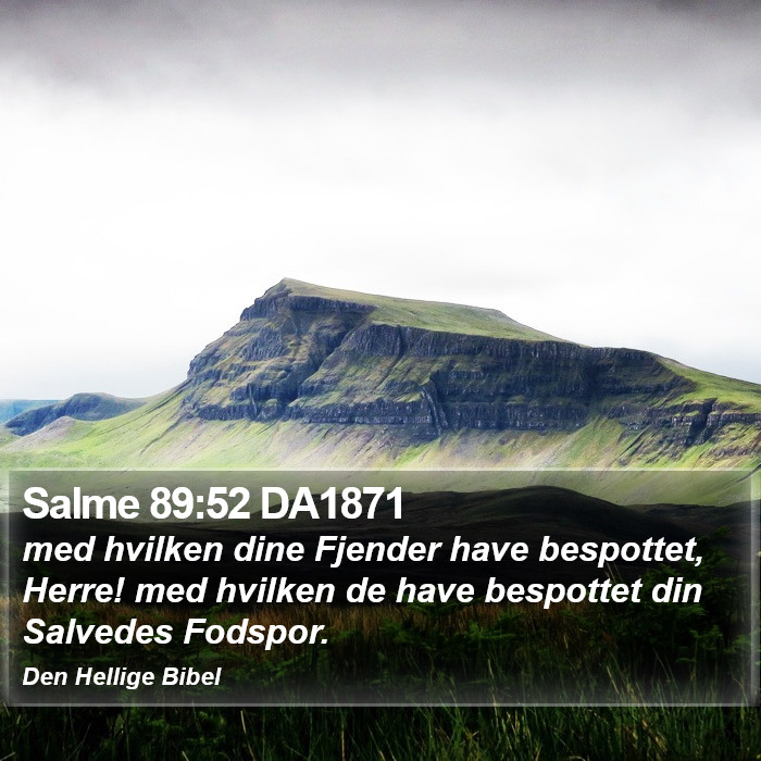 Salme 89:52 DA1871 Bible Study