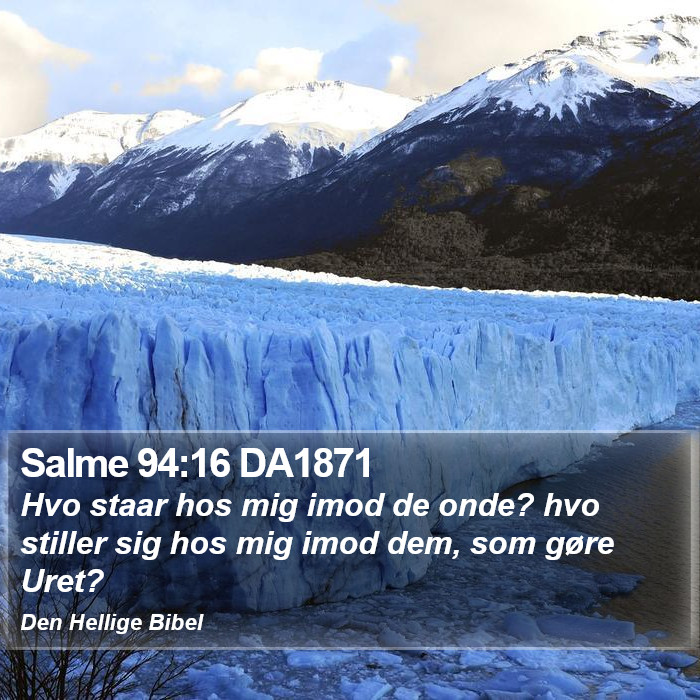 Salme 94:16 DA1871 Bible Study