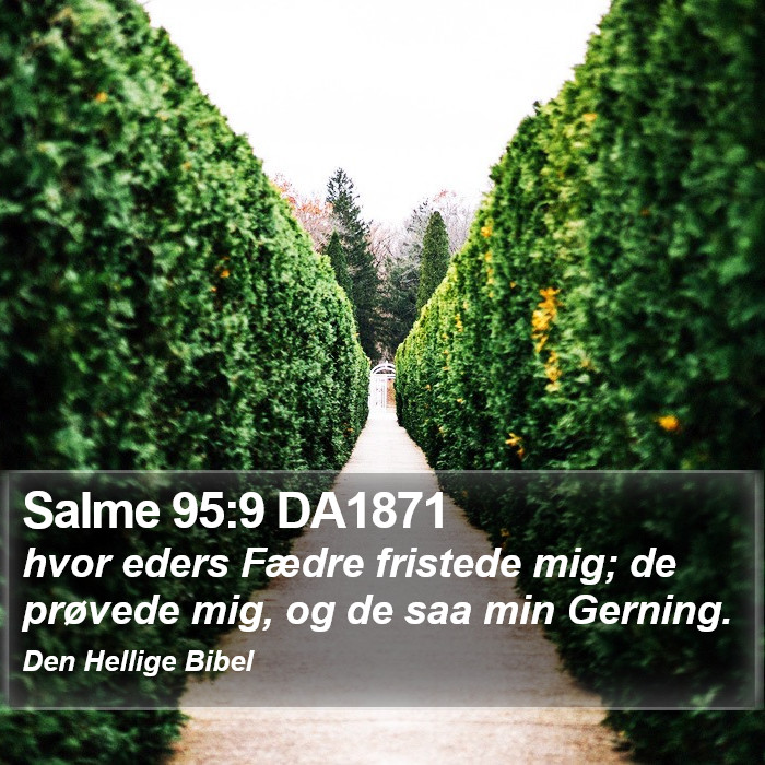 Salme 95:9 DA1871 Bible Study