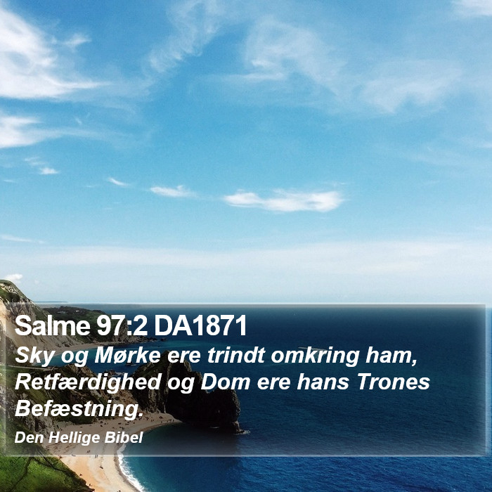 Salme 97:2 DA1871 Bible Study