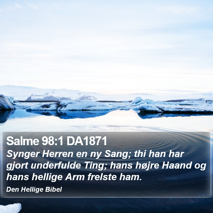 Salme 98:1 DA1871 Bible Study