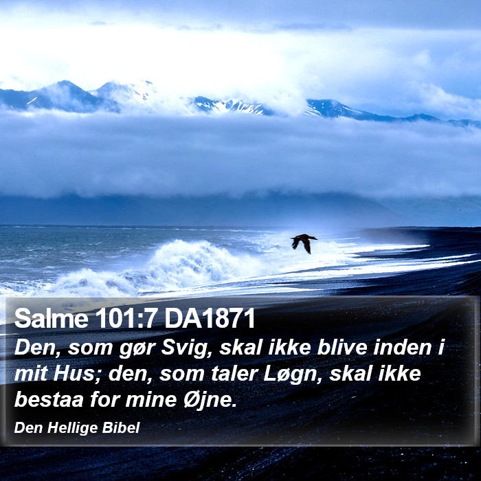 Salme 101:7 DA1871 Bible Study