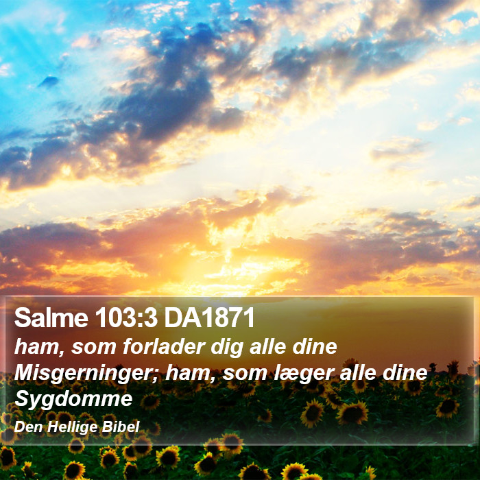 Salme 103:3 DA1871 Bible Study