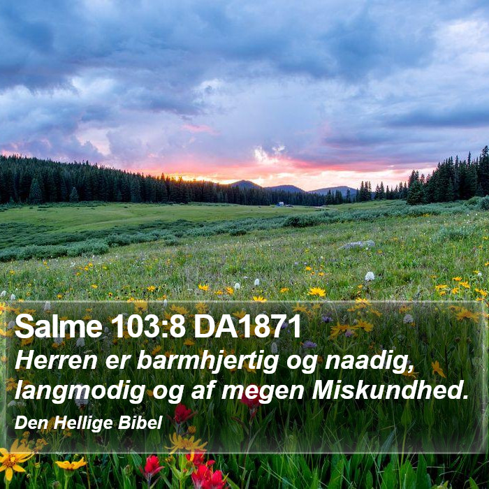 Salme 103:8 DA1871 Bible Study