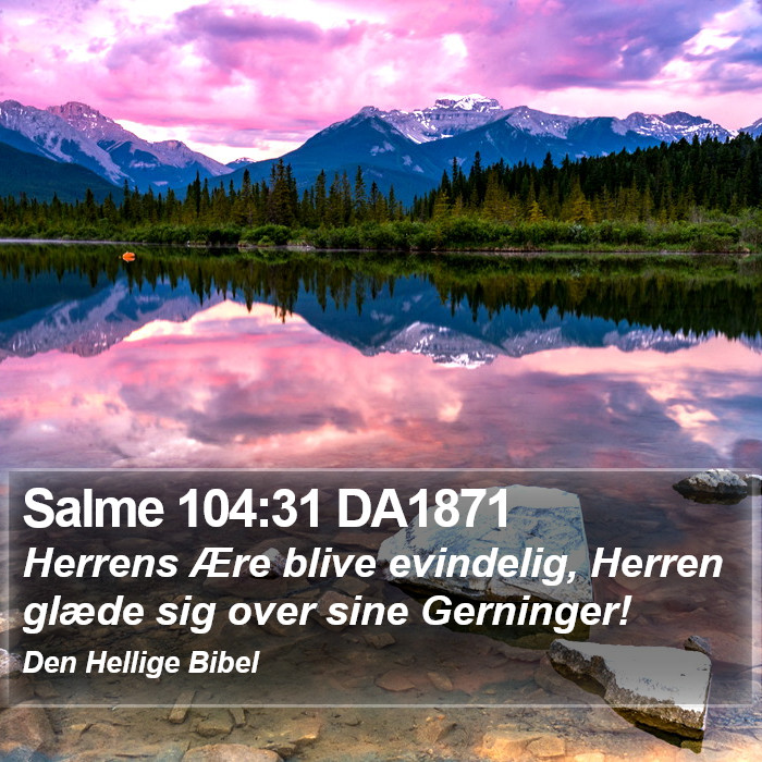 Salme 104:31 DA1871 Bible Study